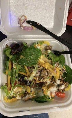 Jerk chicken salad!