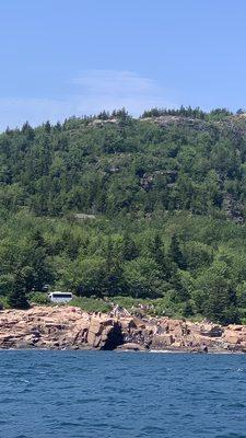 Thunder Hole view from a fish boat