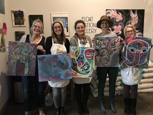 Paint & Sip Parties