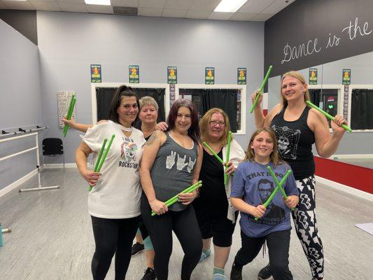 Friday night Pound classes at From a Dancer's Pointe