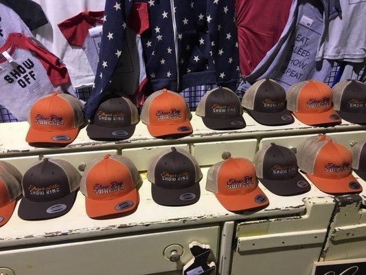 Hat selection.