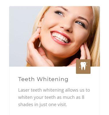 Teeth Whitening at Redmond Town Dental. Zoom! available.