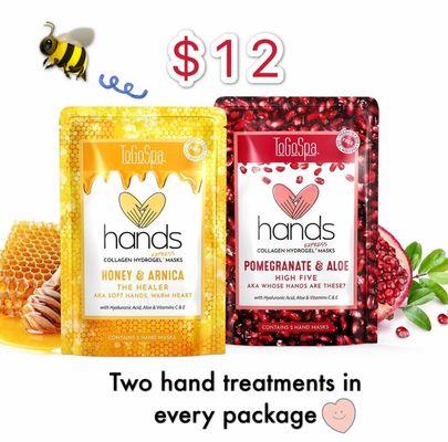 Treat your over washed, and over sanitized hands to a healing hand mask!