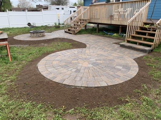 Paver patio