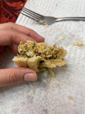 Green chicken tamales