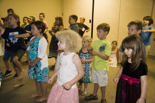 Children's Church Worshipping