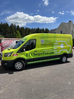 Henelect EV Charger Installer Work Van