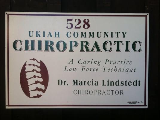 Lindstedt Marcia DC Ukiah Community Chiropractic