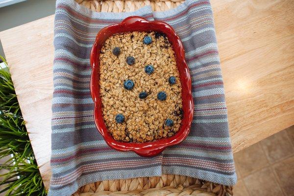 Blueberry Baked Oatmeal