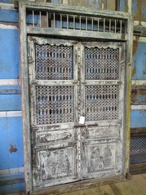 c1900 Gate, Iron & Teakwood