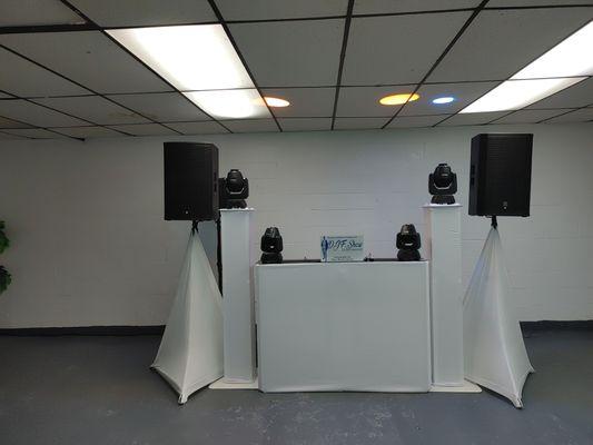 All White Special $600 comes with 5 hours of DJ service...