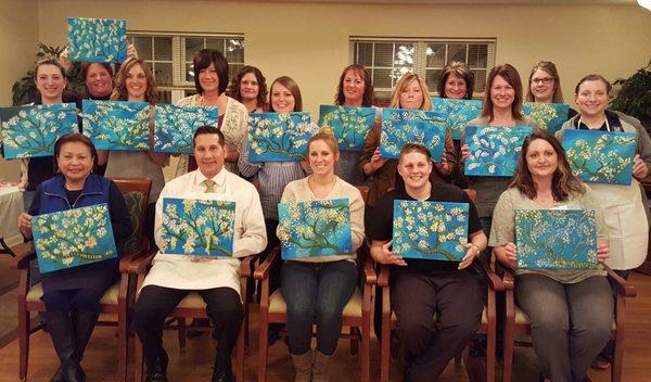 We Sip, We paint, & Create at SOZO Art Studio!