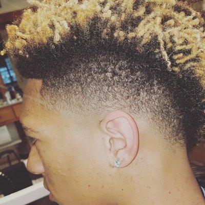 Low Mohawk fade