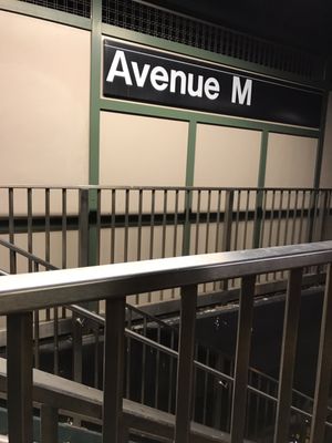 Avenue M Station - Q Train