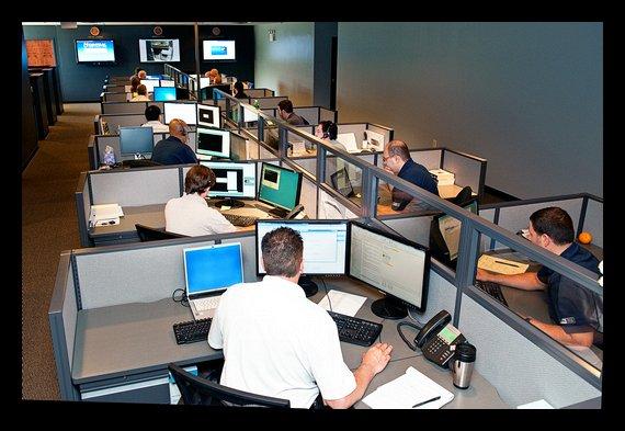 Ancero's 24x7 Network Operations Center located at our office in Mount Laurel, NJ