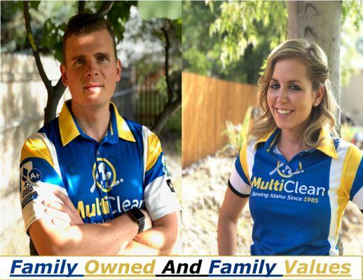 MultiClean is family owned and treats customers with family values.