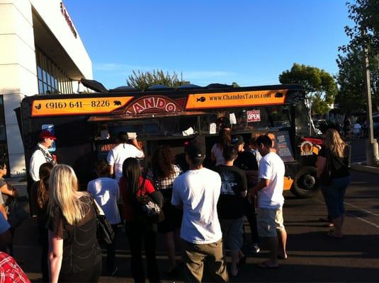 At Elk Grove food truck mania