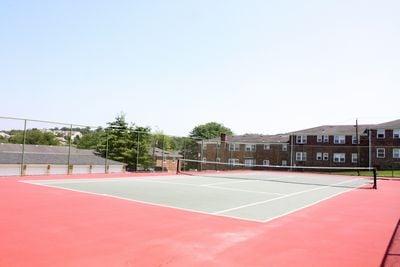 Tennis courts are the perfect family-friendly outdoor recreation.