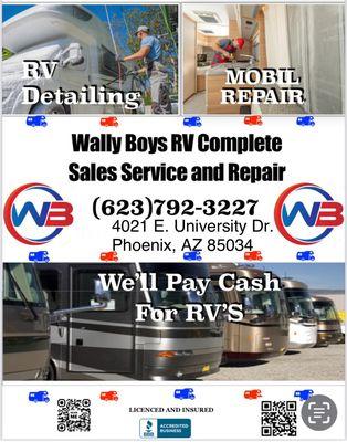 Wally Boys Rv Complete