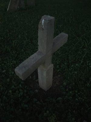 Cross Grave Marker