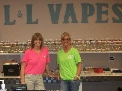 Lisa and Laura   L & L Vapes,  Electronic Cigarettes
 
 Helping Omaha kick the habit with 3 area locations