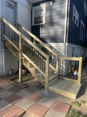 Exterior stairs rebuild.!