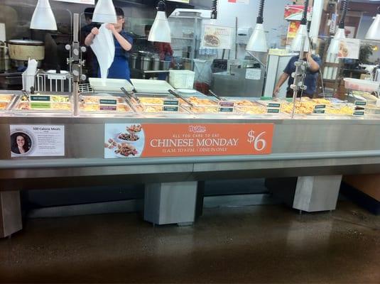 The Hyvee Chinese buffet!