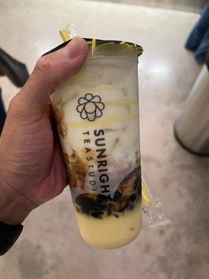 Crème Brûlée boba milk