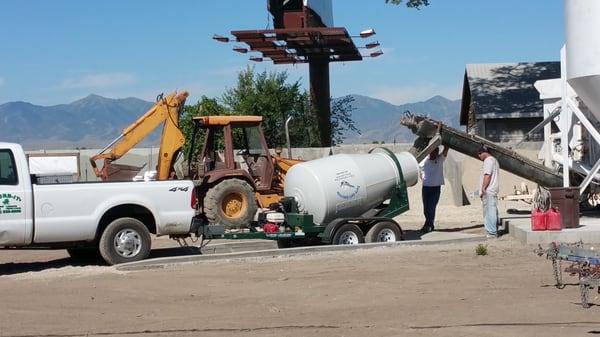 Curb Cart - Ready Mix Concrete Trailers