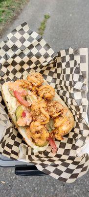 shrimp po' boy. very good flavor but I was still oh so hungry afterwards