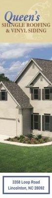 Queen's Shingle Roofing & Vinyl Siding