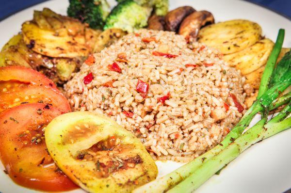 Grilled Vegetables and Rice "Taste of Africa"