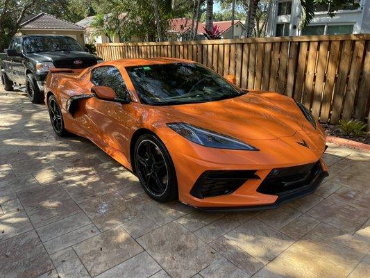 Biweekly ceramic maintenance on this daily driven Chevy Corvette