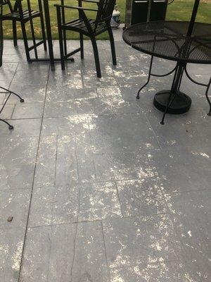 We would not recommend this company. He left out patio and driveway looking like this. Beware