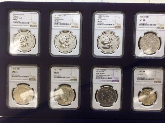 Silver coins for sale