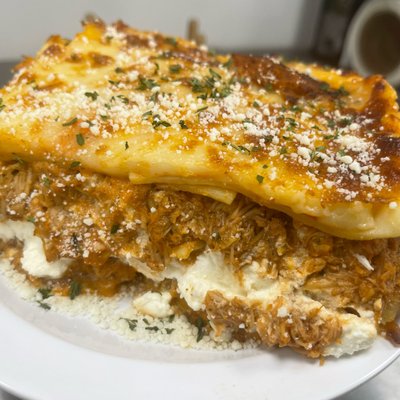 Meat Lasagna with Parmesan cheese