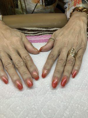 Mood changing gel polish.