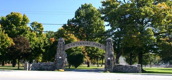 Entrance to Park