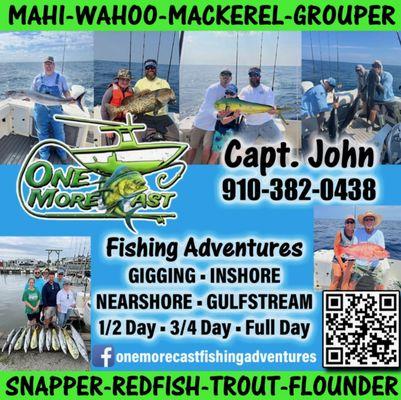 Reel in unforgettable memories on our fishing tour!  Let the waves be your soundtrack as you cast away worries and hook into adventure.