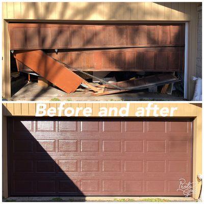 Garage door replacement