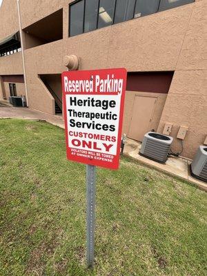 Numerous Designated Parking For Clients