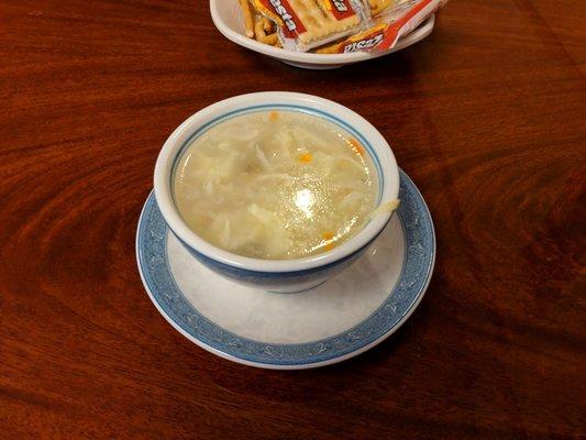 Egg flower soup