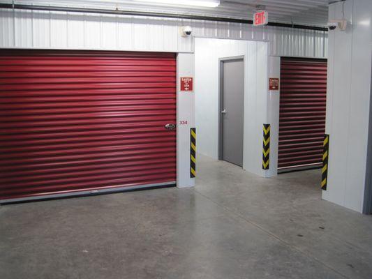 Indoor climate controlled storage