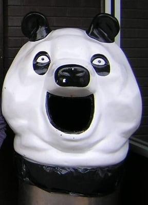 panda garbage can