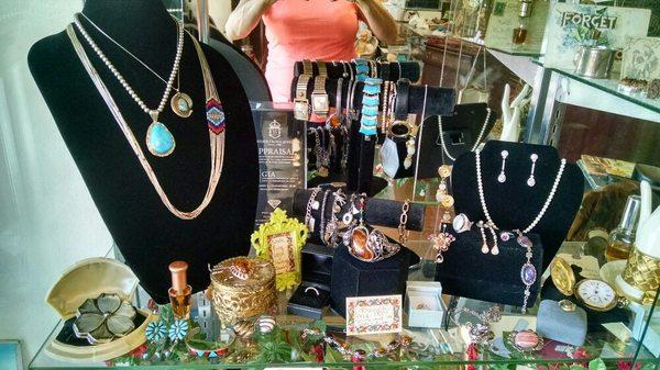 A wonderful collection of Fine Estate Jewelry! I carry Real Gold & Sterling silver pieces!