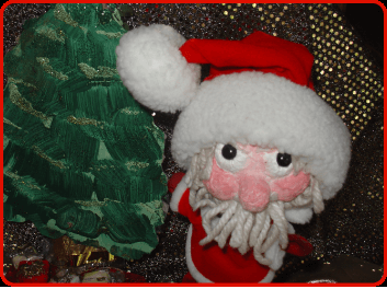 Santa Hand Puppet for live holiday shows