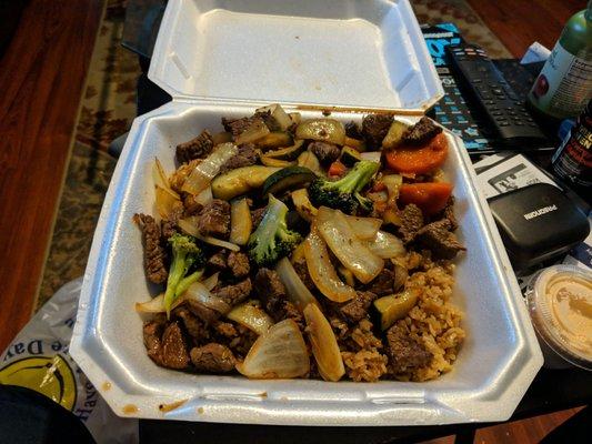 Hibachi steak!