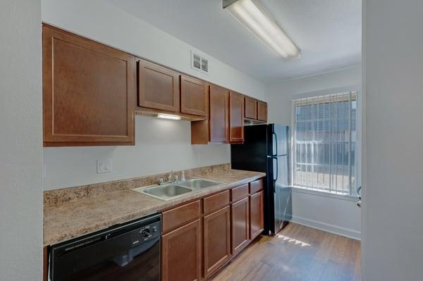 Newly renovated one- and two-bedroom apartments and three-bedroom town homes available