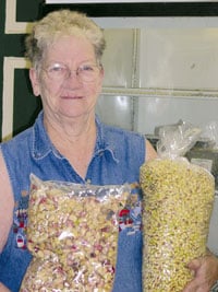 Ms. Virginia Sides.....owner & farmer.  Ms. Virginia is so sweet & helpful.    We've been buying from the Sides for many years.