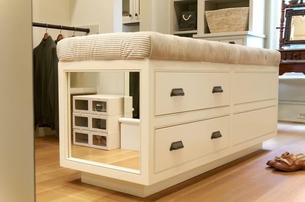 Storage Bench in closet by
Underground Design Works